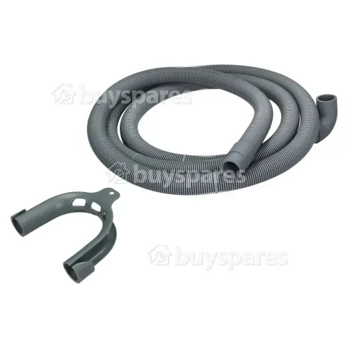 Zertifiziert Matsui Kompatibler Universal Ablaufschlauch 2,5m Mit Rechtlwinkigem 19mm Ende & 22mm Geraden Ende Innendurchmesser | BuySpares Germany