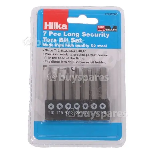 7 Teiliges Torx Sicherheits-Schraubendrehereins?tze-Set (lang) | BuySpares Germany Top-Seller