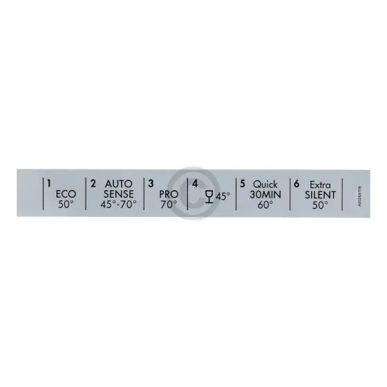 Etikett Electrolux 140002697096 fr Geschirrspler Preiswert